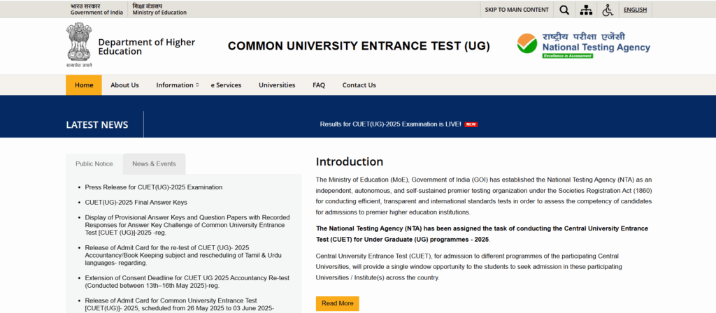 Cuet for B.Sc. (Hons.) Microbiology