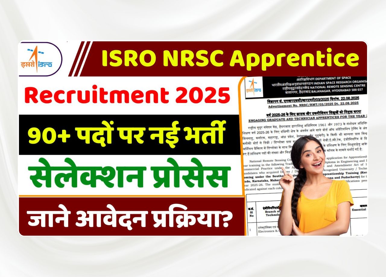 ISRO NRSC Apprentice Recruitment 2025