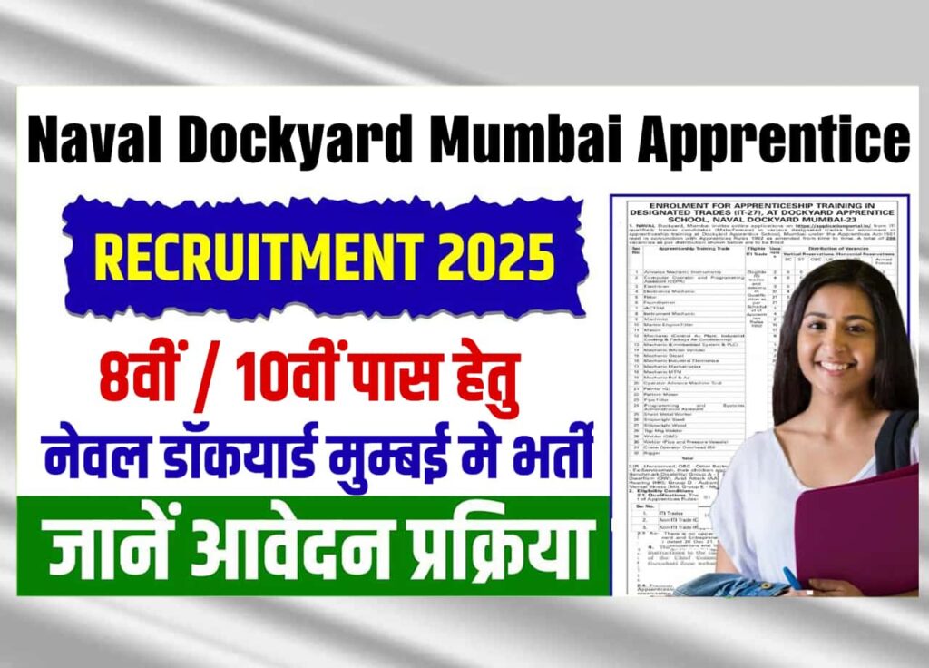 Naval Dockyard Mumbai Apprentice Vacancy 2025: