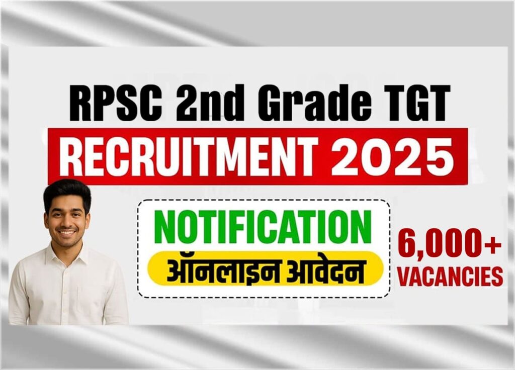 RPSC 2nd Grade TGT Recruitment 2025