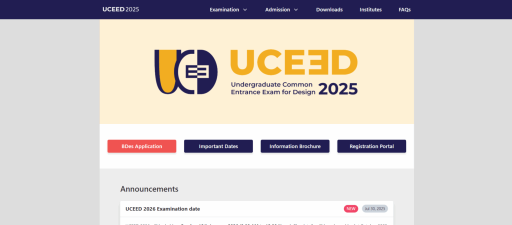 UCEED for B.Des in Product Design