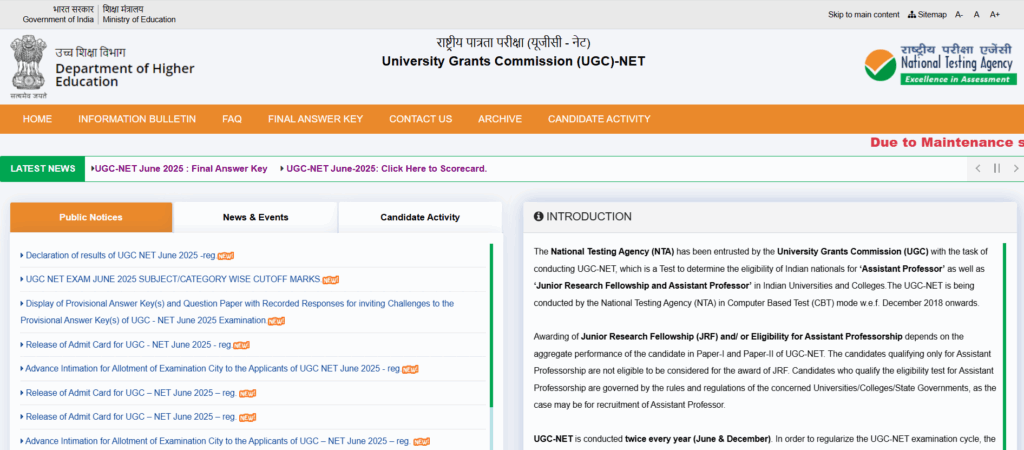 M.Phil in English UGC NET For M.Phil in English
