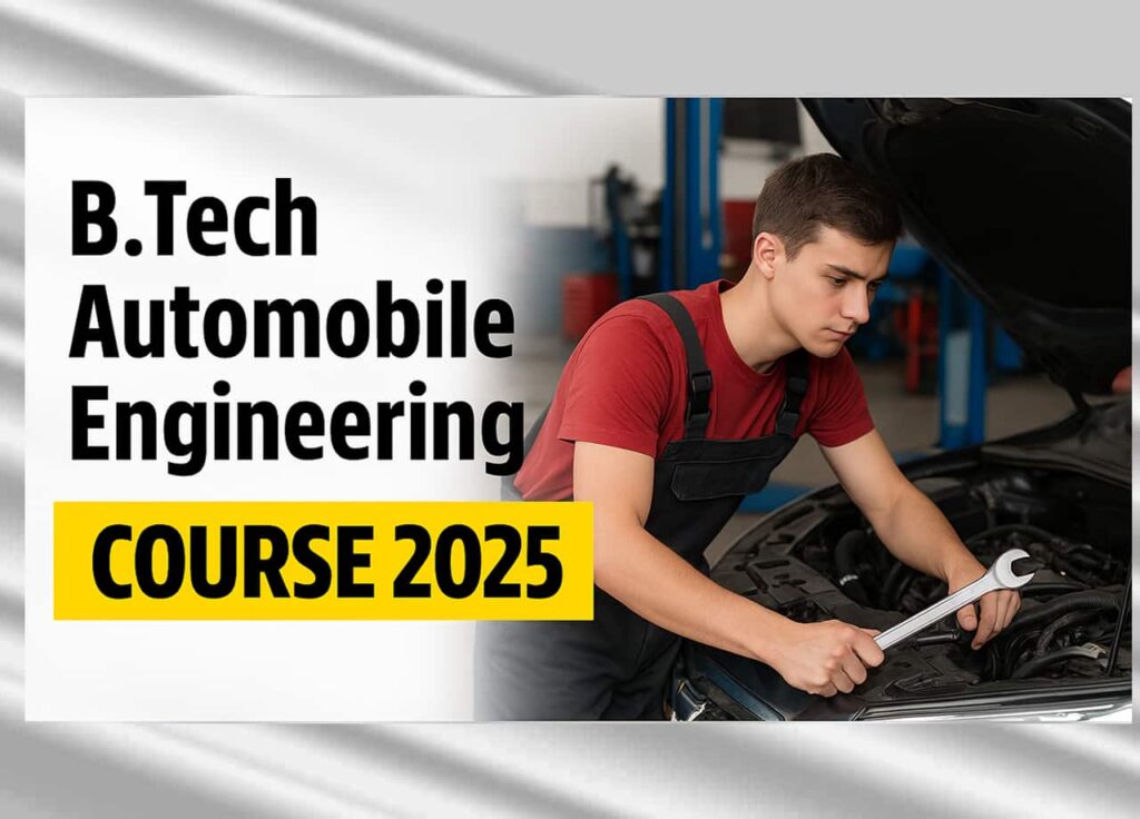 Ultimate Guide to B.Tech Automobile Engineering Course 2025: