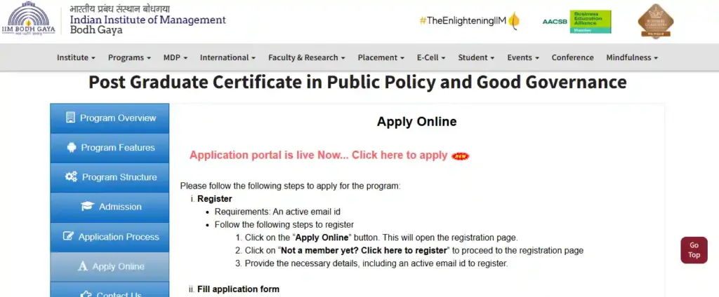 Apply option for Bihar Chief Minister's Fellowship Scheme 2025