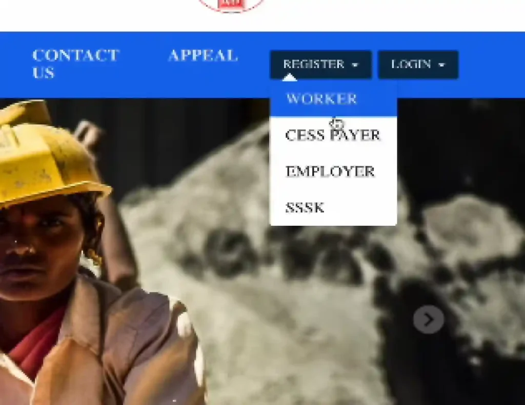 Registration and login option for Bihar Labour Card New Portal 2026