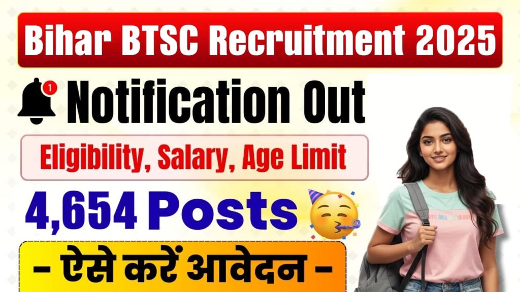 Bihar BTSC Recruitment 2025: