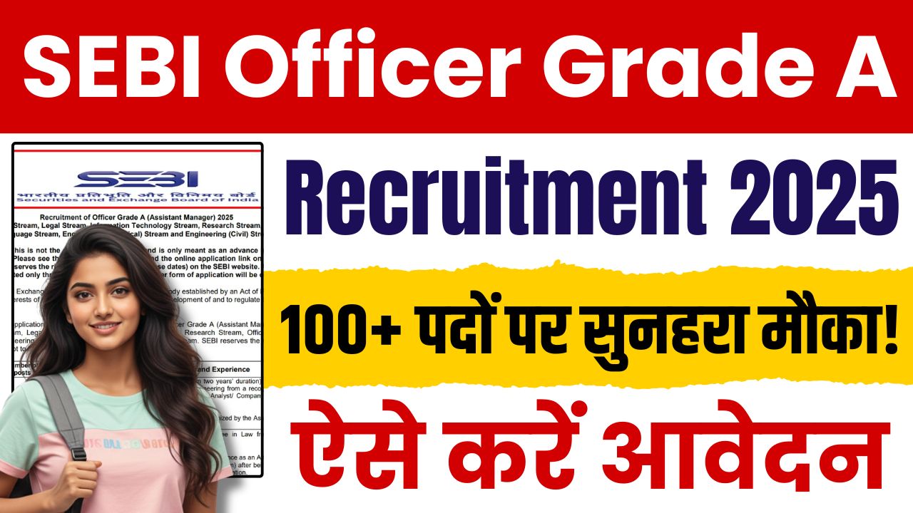 SEBI Officer Grade A Recruitment 2025