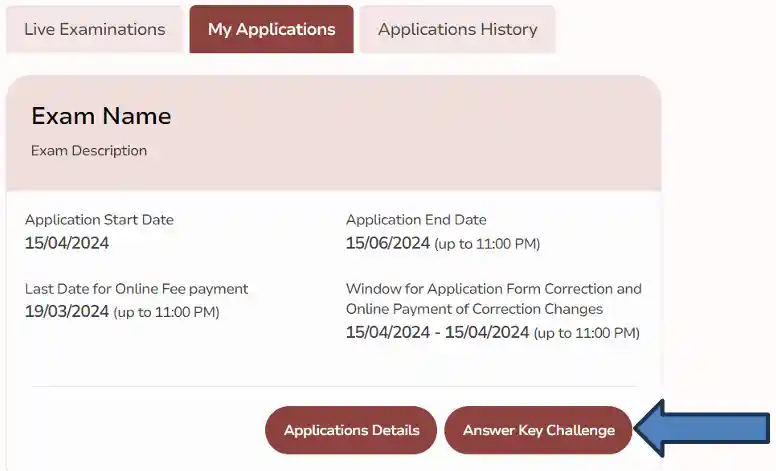 SSC CGL Answer Key 2025 Answer key challenge option for SSC CGL Answer Key 2025