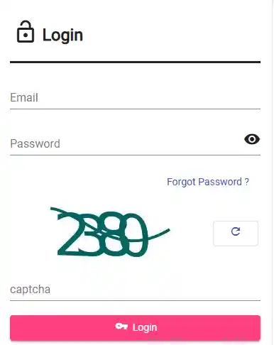 Login Form for ISRO PRL Technical Assistant Technician Recruitment 2025
