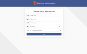 Bihar Board 12th Dummy Admit Card 2026 PDF Download