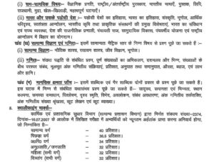Bihar Panchayat Sachiv Syllabus 2025 PDF Download