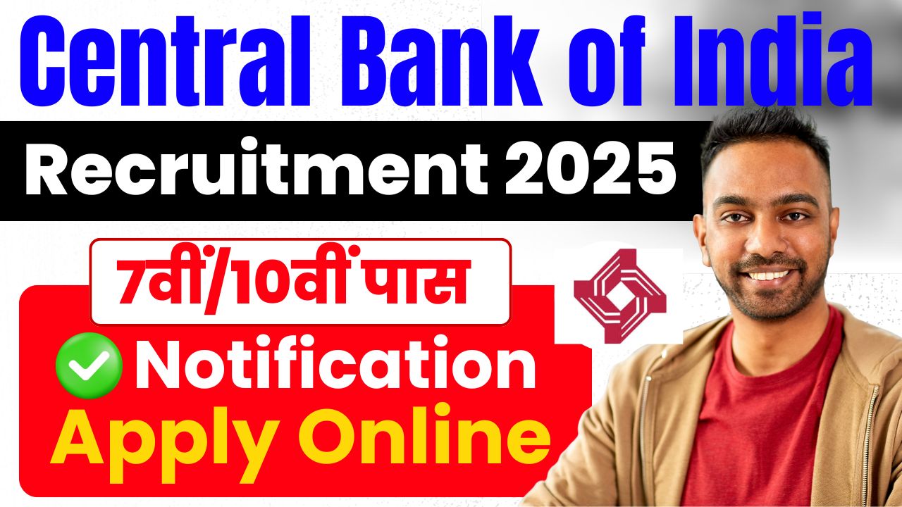 Central Bank of India Recruitment Central Bank of India Recruitment 2025