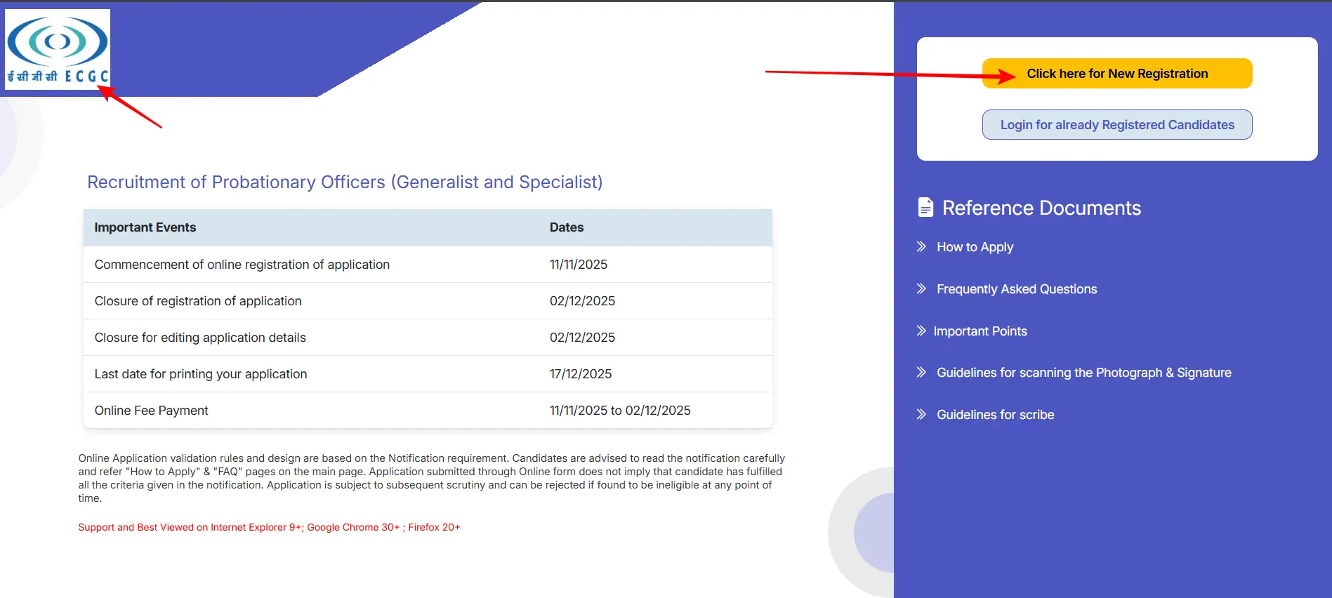 AIIMS CRE-4 Recruitment 2025 ECGC PO Recruitment