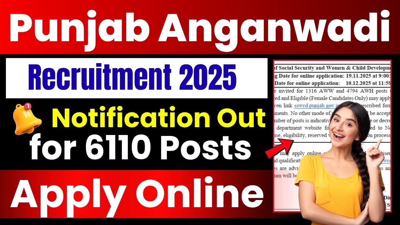 Punjab Anganwadi Recruitment 2025 Punjab Anganwadi Recruitment 2025