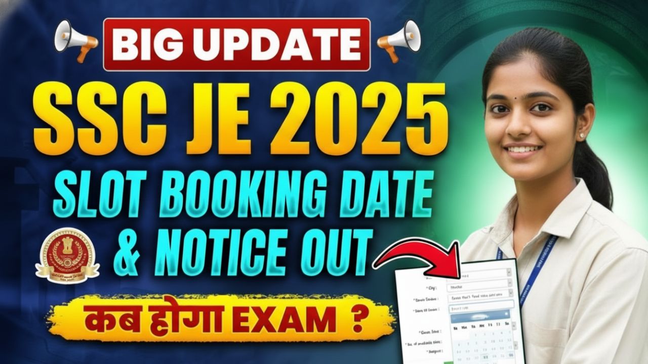 SSC JE & SI Slot Selection 2025 SSC JE & SI Slot Selection 2025