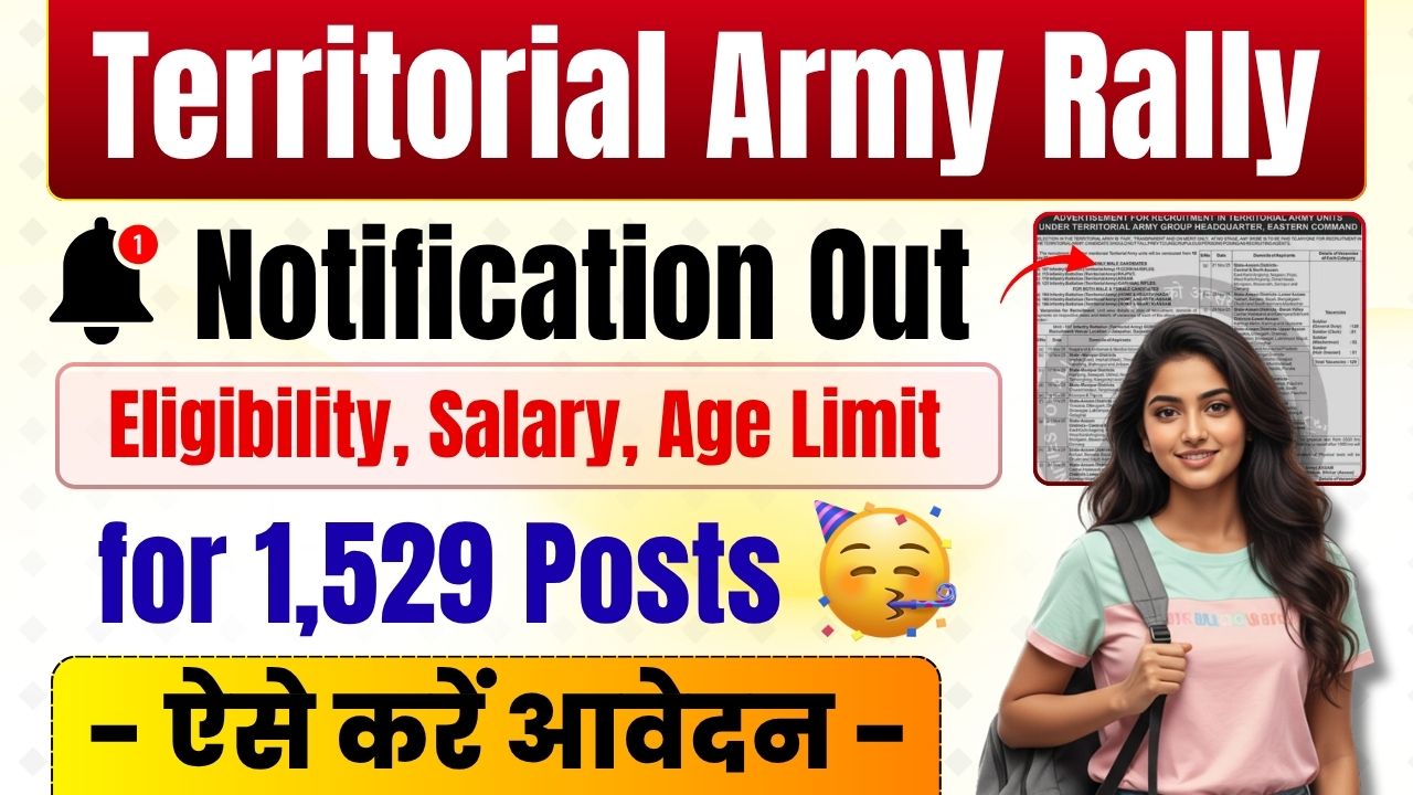 Territorial Army Rally Recruitment 2025