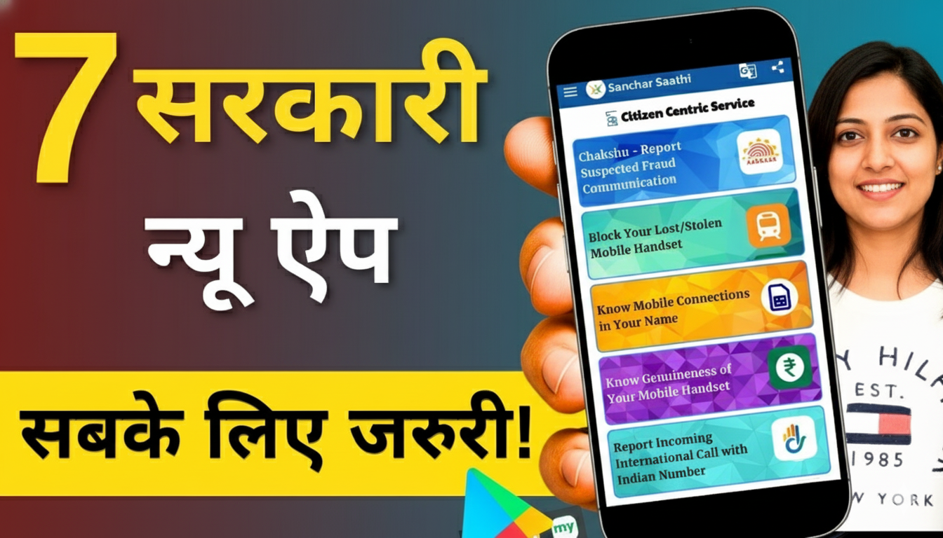 Top 7 Govt Apps for Indian 2025