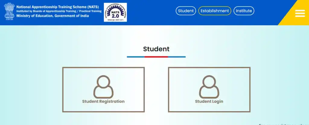 Student Registration option for WCL Apprentice Recruitment 2025