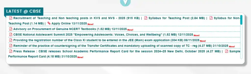 Notification and apply option for KVS NVS Teaching & Non-Teaching Recruitment 2025