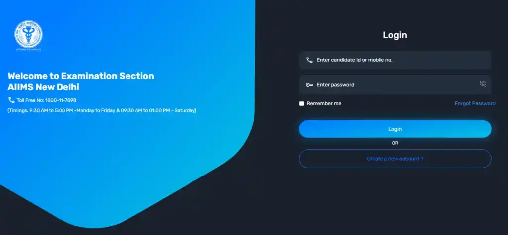 AIIMS CRE-4 Recruitment 2025 Login option for AIIMS CRE-4 Recruitment 2025