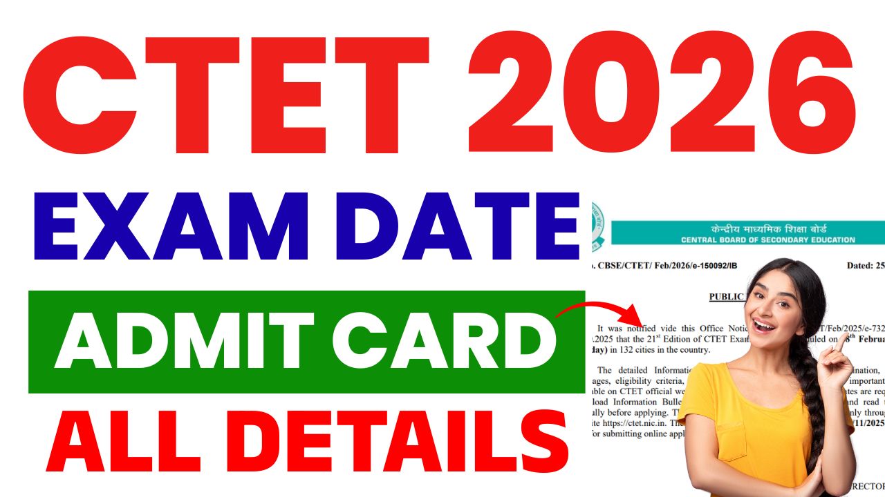 CTET Exam Date 2026 Out