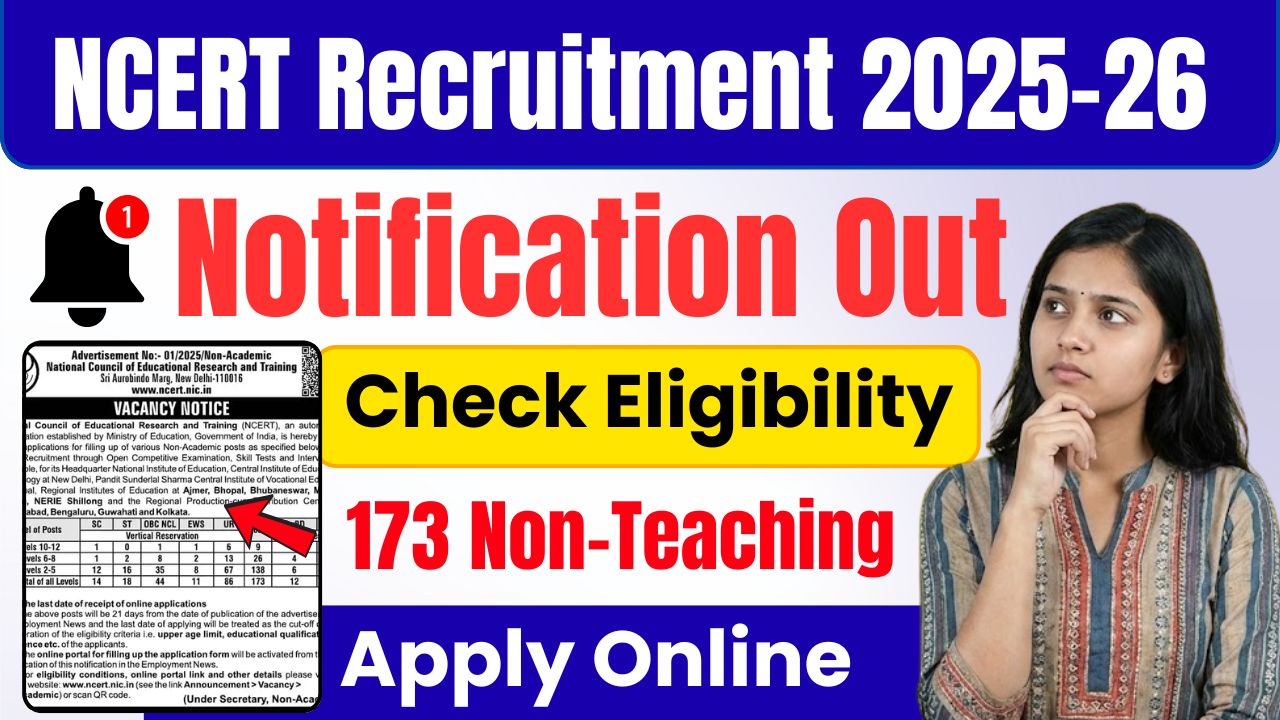 NCERT Recruitment 2025-26 
