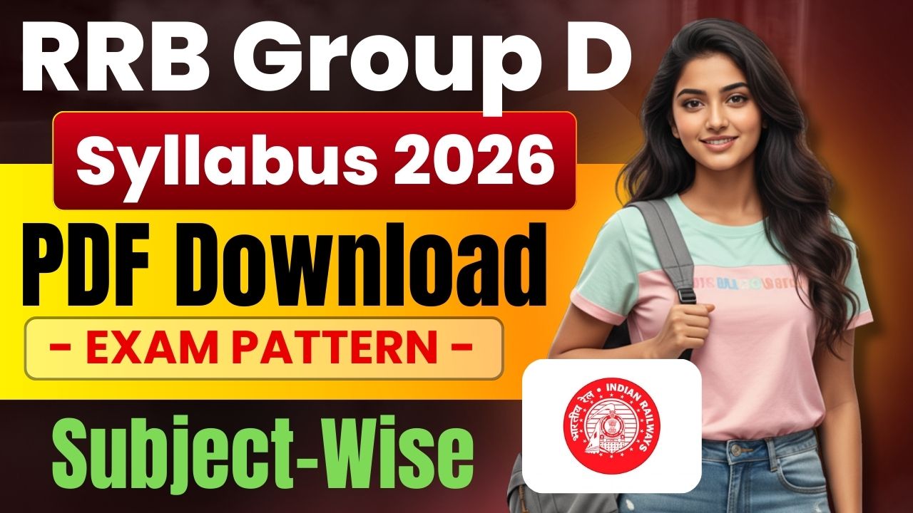 RRB Group D Syllabus 2026 RRB Group D Syllabus 2026