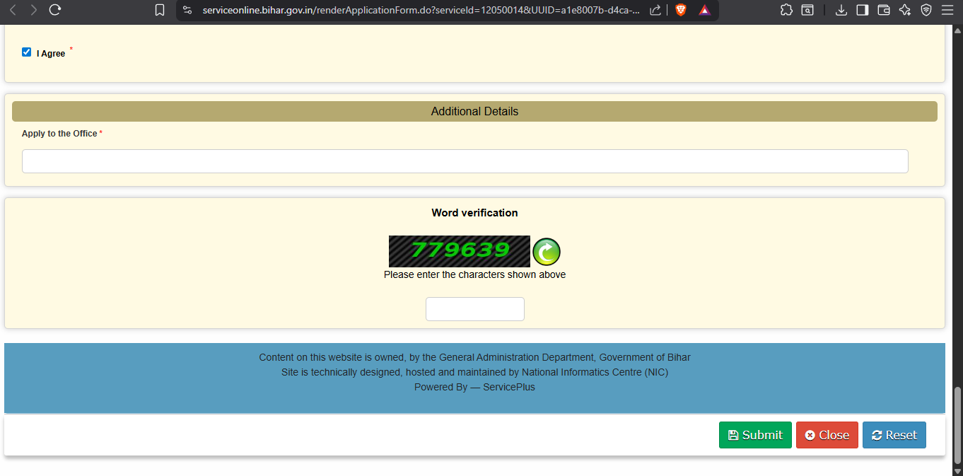 Bihar Character Certificate Online Apply 2026 Bihar Character Certificate Apply Online
