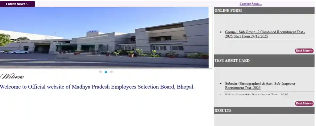 MPESB Group 1 and 2 Recruitment 2026 Apply link for MPESB Group 1 and 2 Recruitment 2026