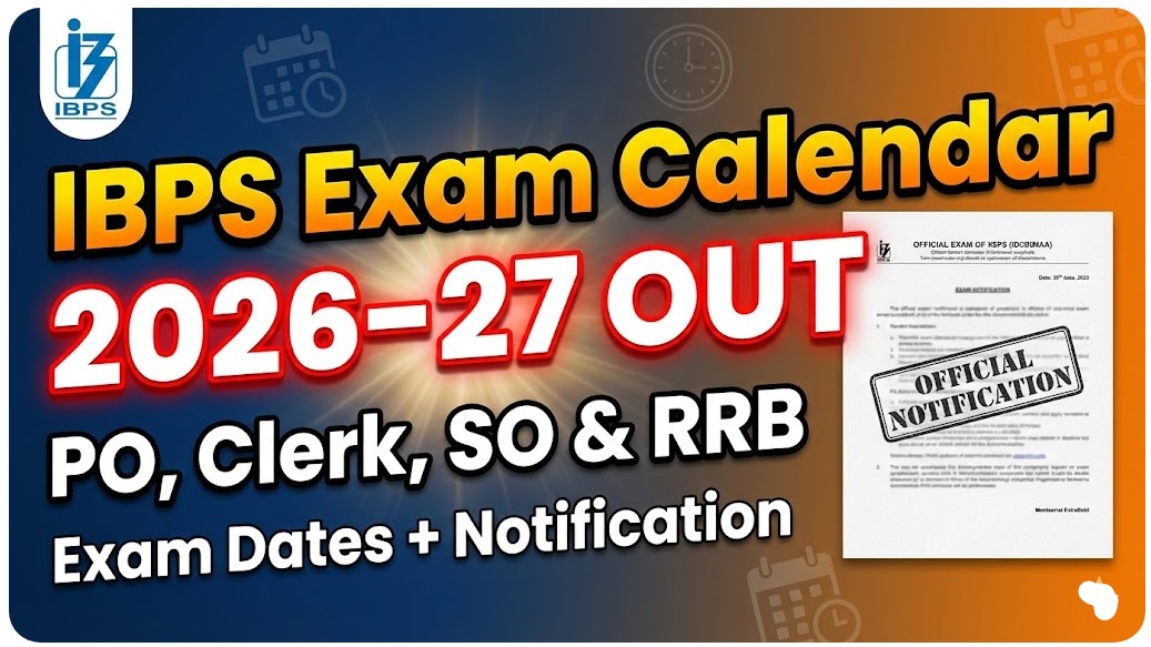IBPS Exam Calendar 2026–27 