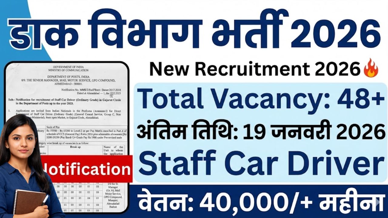 India Post Driver Recruitment 2026