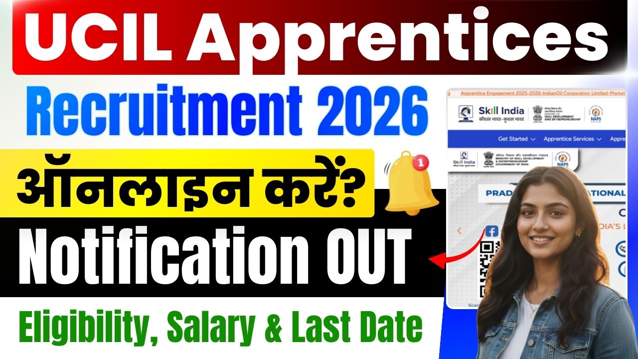 UCIL Apprentices Recruitment 2026