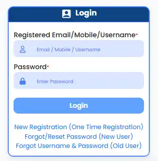 Login Form for BPSC 33rd Bihar Judicial Services Exam 2026
