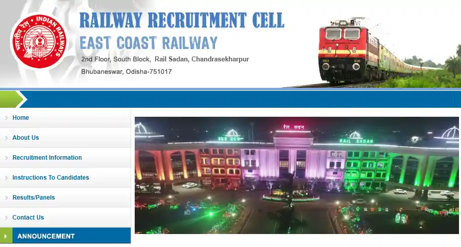 RRC East Coast Railway for East Coast Railway Sports Quota Recruitment 2026