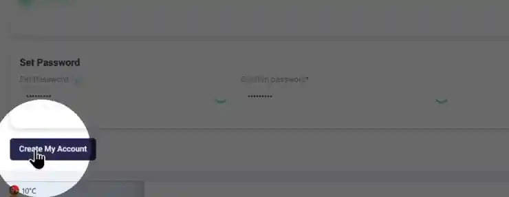 Create new password for Bihar Farmer ID Registration 2026