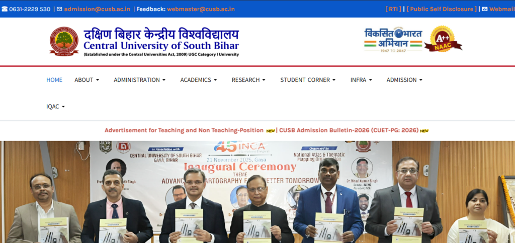 CUSB Non Teaching Recruitment 2026 How to Apply – CUSB Non Teaching Recruitment 2026