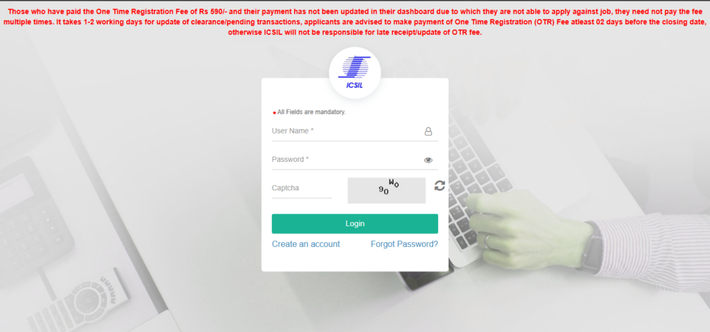 ICSIL Data Entry Operator Recruitment 2026 ICSIL Data Entry Operator Recruitment 2026: आवेदन कैसे करें (How to Apply)