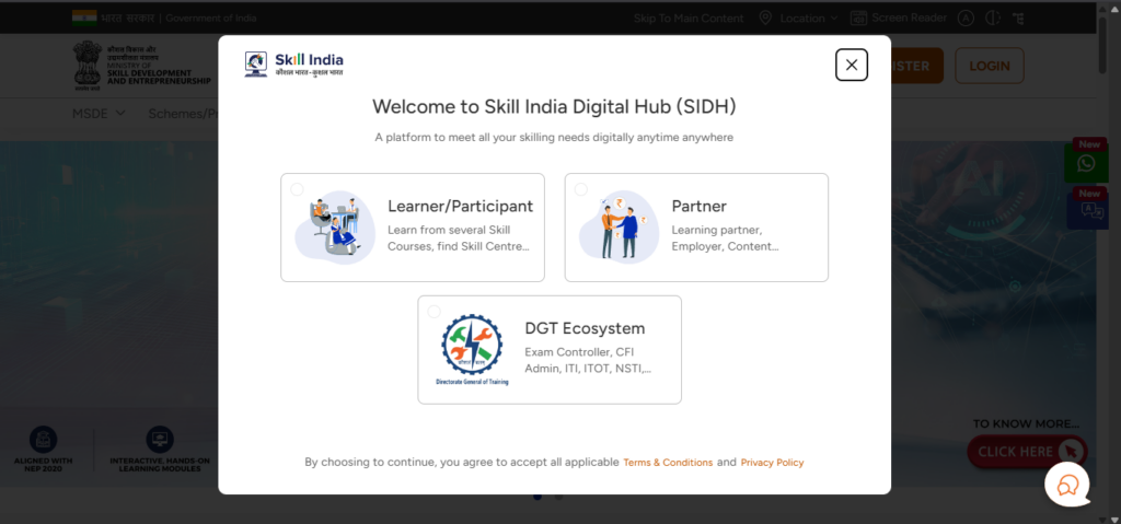 PM Kaushal Vikas Yojana 2026 Registration Process