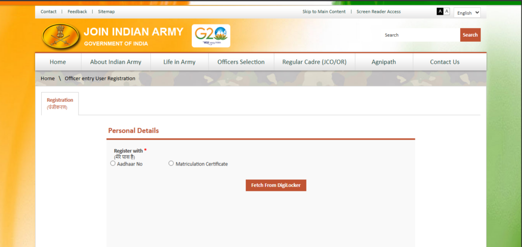 Indian Army JAG Entry 124th Course 2026