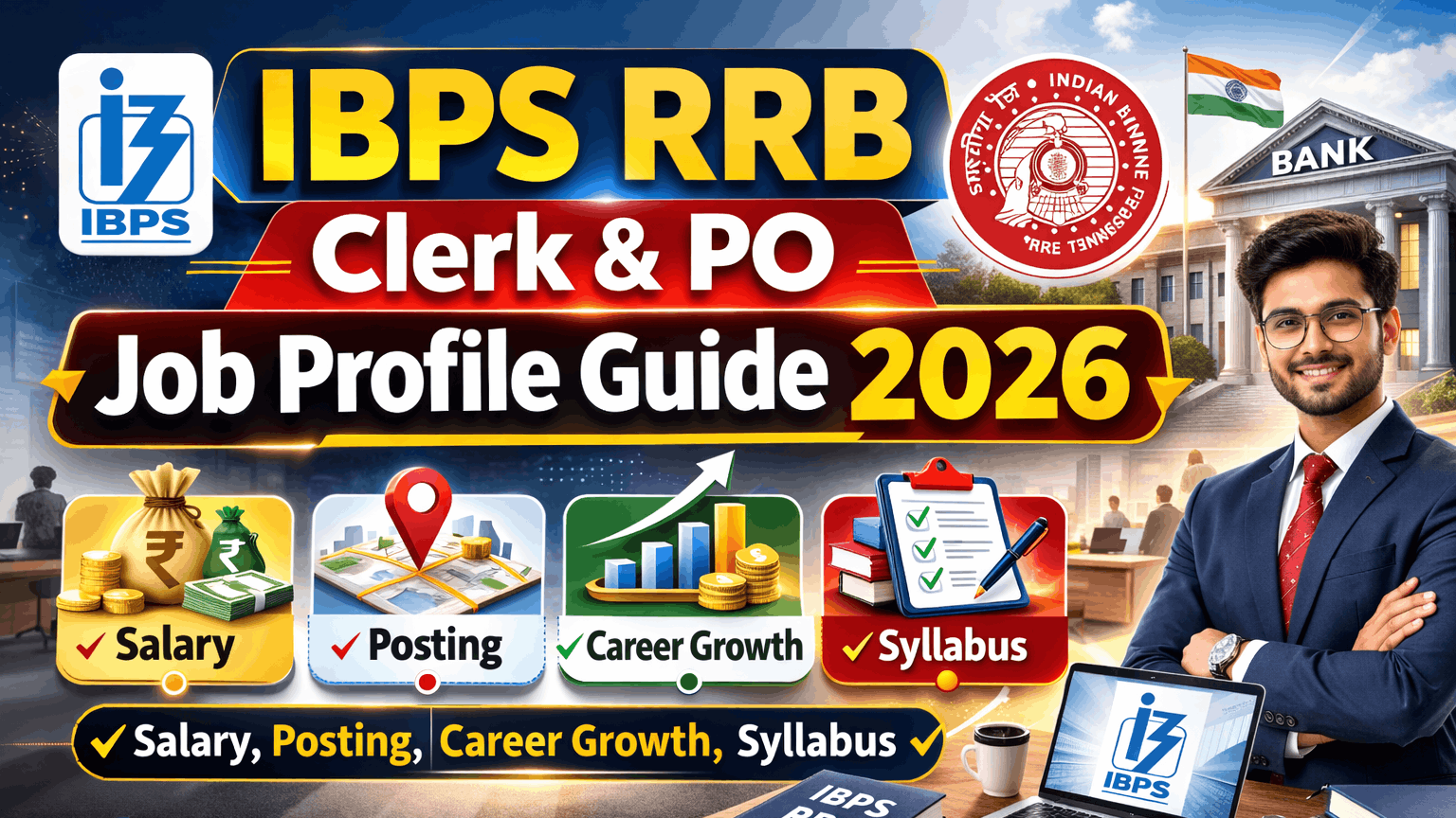 IBPS IBPS RRB Clerk & PO Job Profile Guide 2026