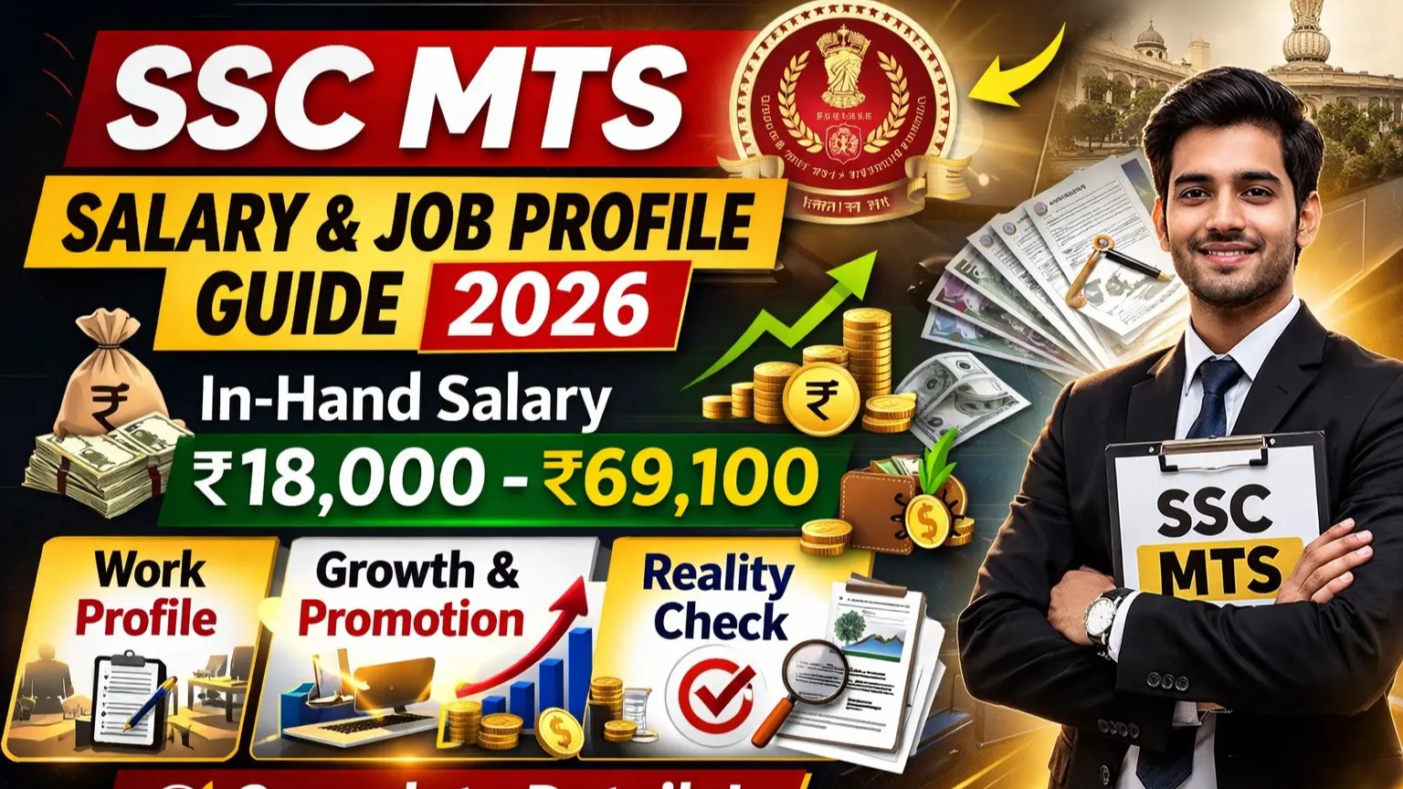 SSC MTS Salary & Job Profile Guide 2026