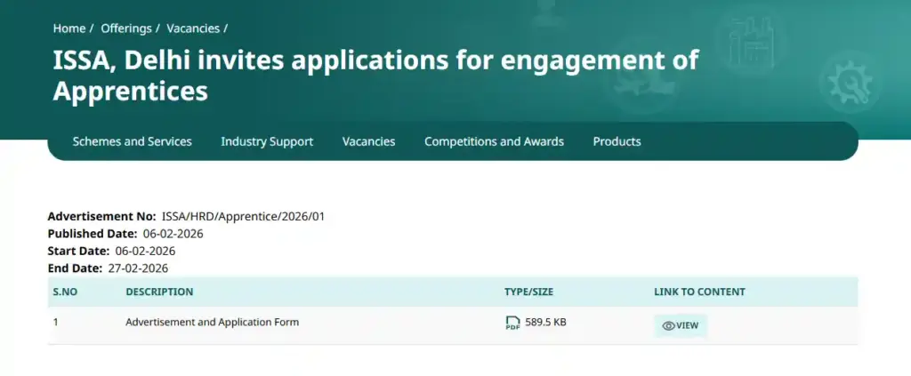 Advertisement and Application Form Advertisement and Application Form