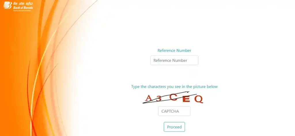 Login form option for Bank of Baroda Recruitment 2026