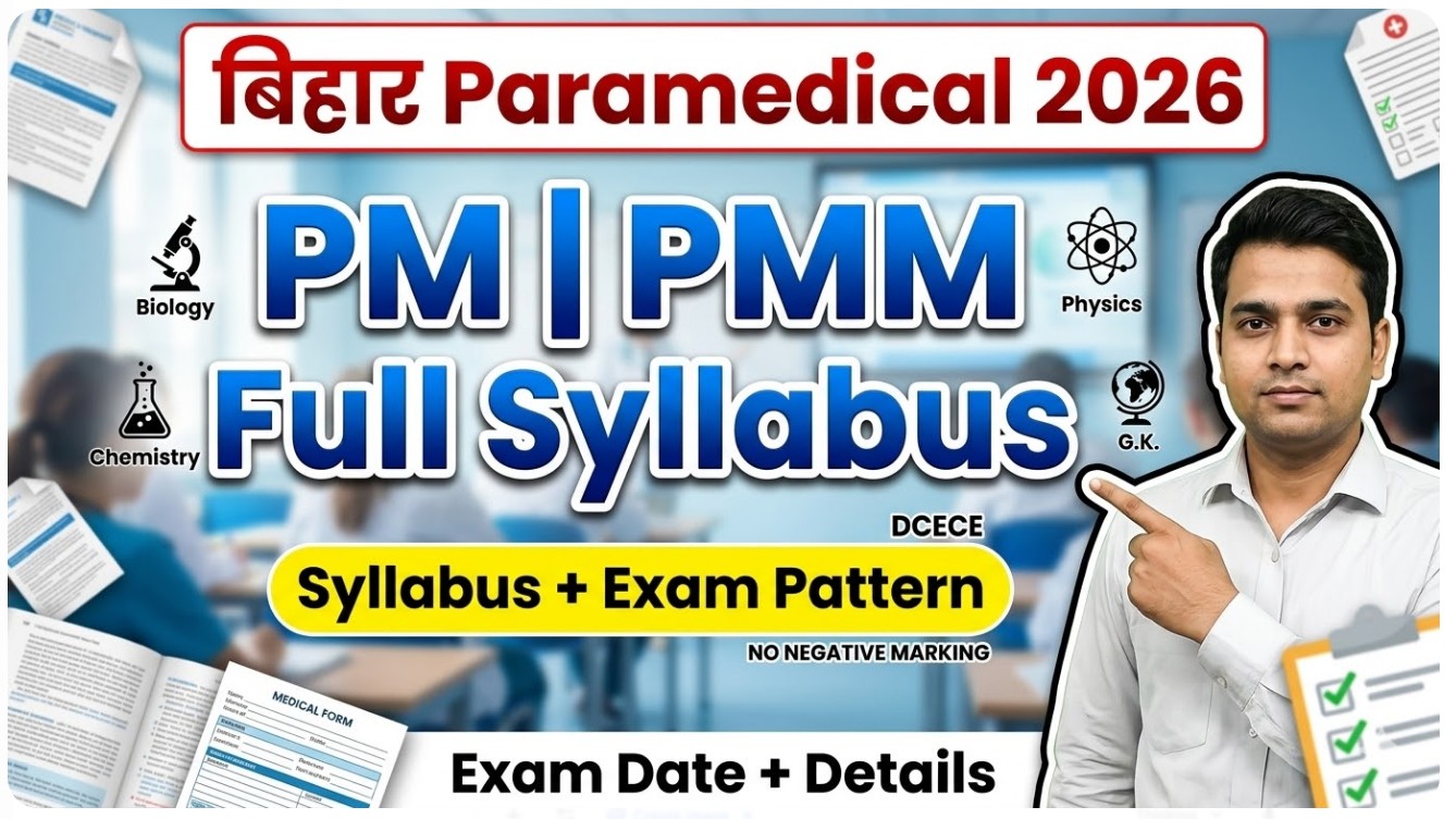 Bihar Paramedical Syllabus 2026 Bihar Paramedical Syllabus 2026