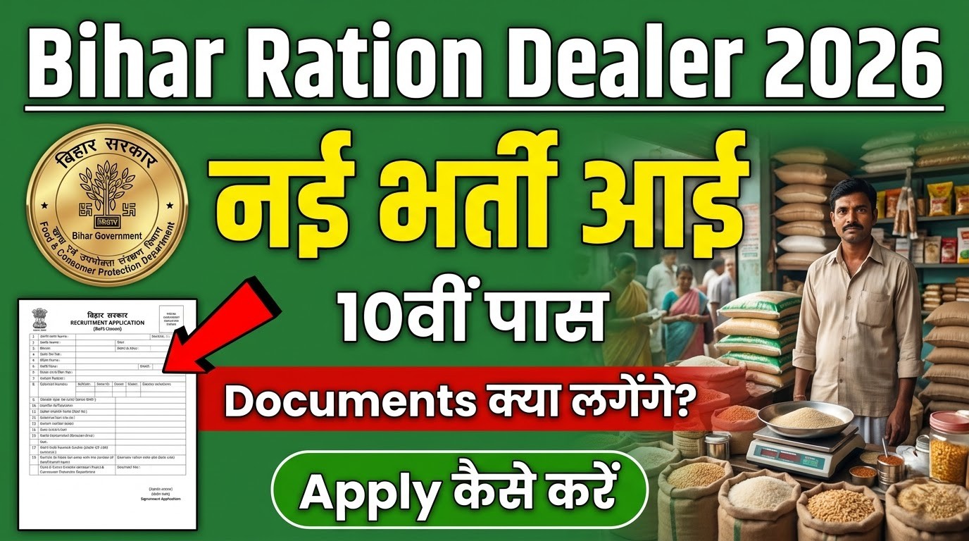 Bihar Ration Dealer Recruitment 2026