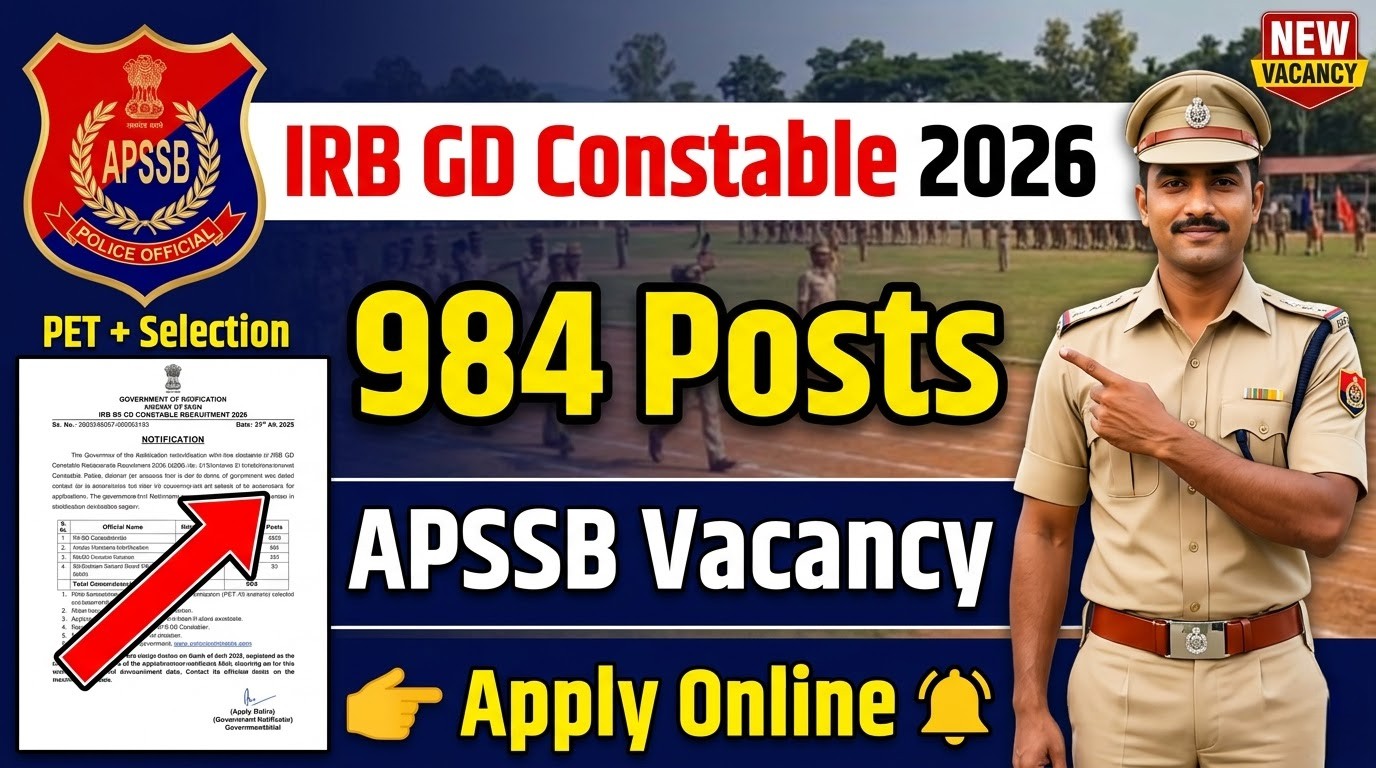 IRB GD Constable Recruitment 2026