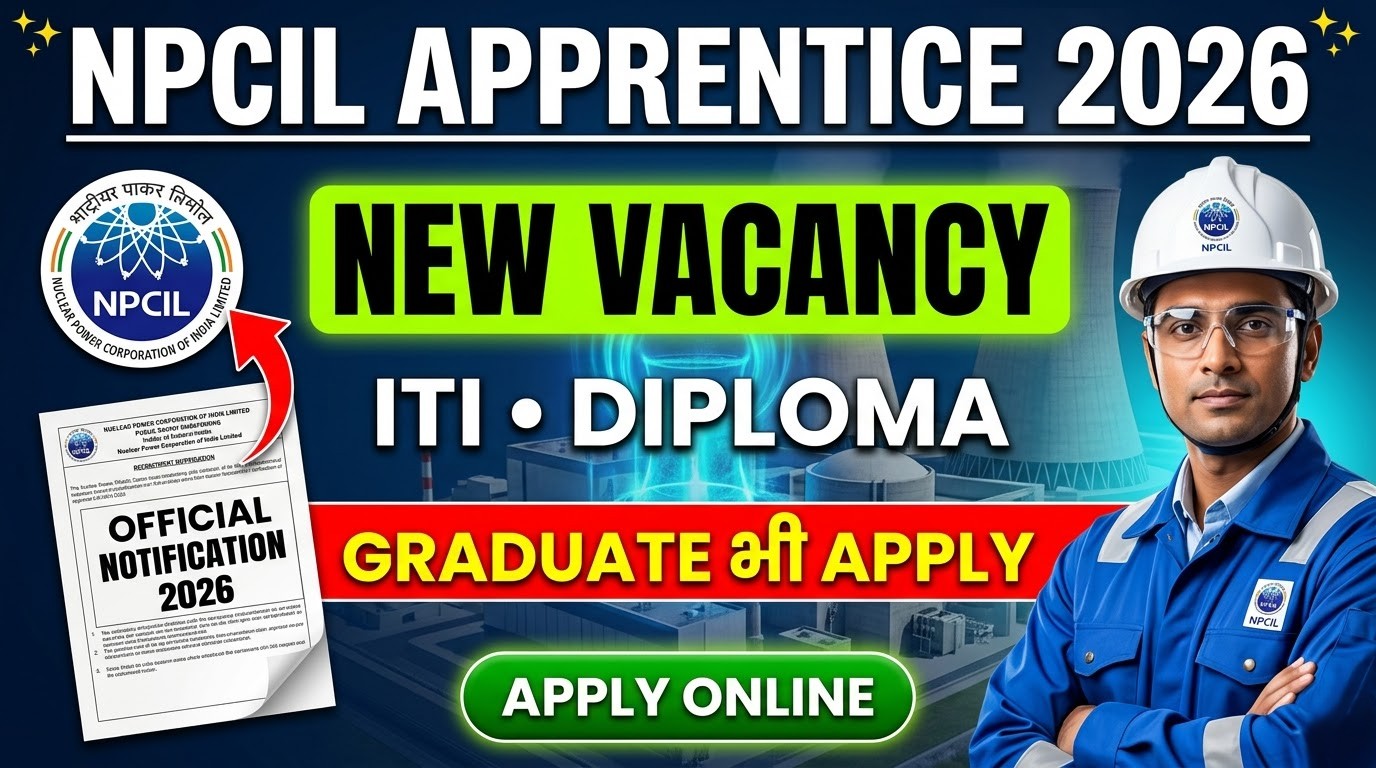 NPCIL Apprentice Recruitment 2026