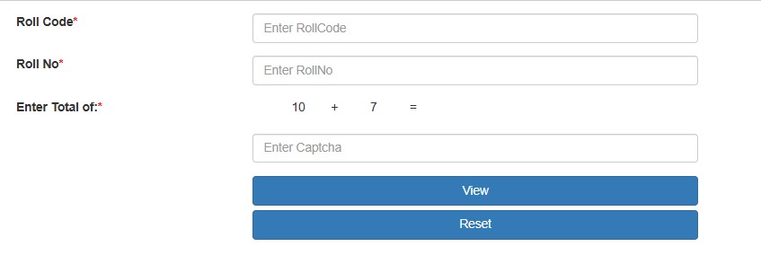 Offcial Website for Matric result Step 2