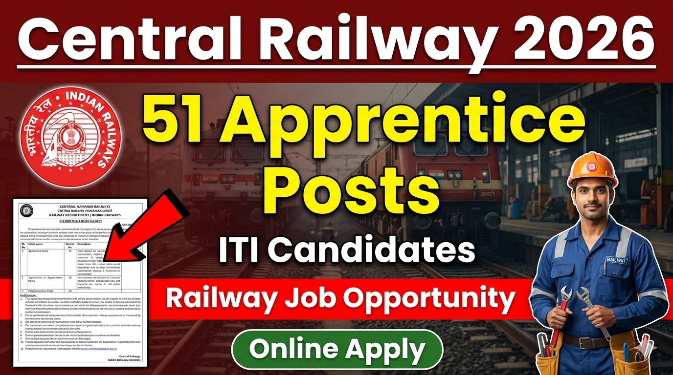 RRC Central Railway Apprentices Recruitment 2026