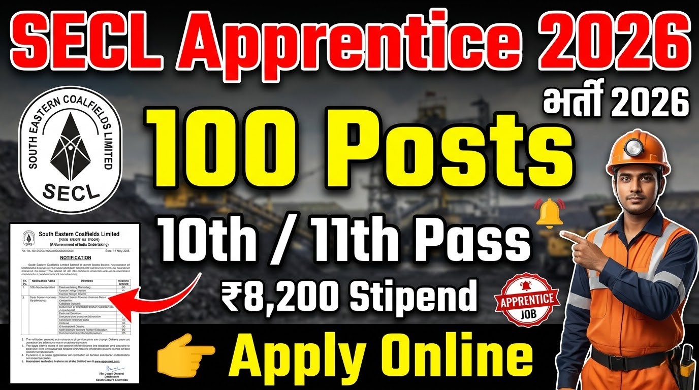 SECL Apprentice Recruitment 2026